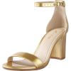 imageAnkis Heels for Women Open Toe Ankle Strap Chunky Heel Sandals 275 InchOld Gold