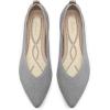imageAnkis Ballet Flats Shoes for Women Dressy Comfortable Pointed Toe Casual Work Flats for Women FoldableGrey