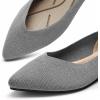 imageAnkis Ballet Flats Shoes for Women Dressy Comfortable Pointed Toe Casual Work Flats for Women FoldableGrey