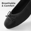 imageAnkis Ballet Flats Shoes for Women Round Toe Casual Comfortable Flats for Women Dressy and Daily WorkBlack