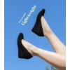 imageAnkis Closed Toe Wedges for Women Black Nude Gold Silver Wedges Heels for Women Comfortable Medium Heel Wedges Work Pumps Shoes for Dressy Spring Fall  25InchBlack Nubuck