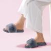 imageAnkis Grey Fur SlidesCute Chic Versatile Pretty Soft Platform Slides Open Toe Nonslip Womens House Fluffy Slippers Fuzzy Slippers for Women Indoor Outdoor All Seasons