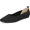 imageAnkis Ballet Flats Shoes for Women Dressy Comfortable Pointed Toe Casual Work Flats for Women FoldableBlack