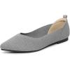 imageAnkis Ballet Flats Shoes for Women Dressy Comfortable Pointed Toe Casual Work Flats for Women FoldableGrey