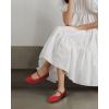 imageAnkis Mesh Ballet Flats for Women Black Mesh Flats Buckle Strap Mary Jane Ballerina Flats Womens Fishnet Flat Sandals Shoes for Dressy SummerJelly Red