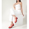image:imageAnkis Mary Jane Flats for Women Low Block Heels Square Toe Ankle Strap Comfortable Business Office Pumps Dress Shoes 1Inch HeelRed Pu