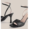 image:imageAnkis High Heels for Women Black Nude Heel Strappy Open Toe Stiletto Heels Ankle Strap Kitten Heeled Sandals Wedding Party Dress ShoesBlack