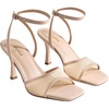 image:imageAnkis High Heels for Women Black Nude Heel Strappy Open Toe Stiletto Heels Ankle Strap Kitten Heeled Sandals Wedding Party Dress ShoesNude