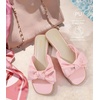 image:imageAnkis Womens Bow Flat Sandals Square Open Toe Dressy Comfortable Slides  Wedding Graduation Dressy Summer Beach Vacation Comfortable Slip On Slide SandalsPink