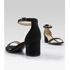 image:imageAnkis Women Black Nude Silver Open Toe Low Block Chunky Heel Sandals Daily  225inch heel adjustable ankle strap cushioned insole nonslip outsole allday comfort for daily wedding bridal promBlack Suede