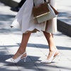 image:imageAnkis Womens Patent Slingback Kitten Heels 275in Pointed Toe Dress Pumps  Glossy patent upper Unique strap decor Soft comfortable lining Nonslip outsole Office bridal party casual night out wearWhite Pu