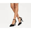 image:imageAnkis Closed Toe Kitten Heels for Women Bow Stiletto Dress Wedding HeelsBlack Suede