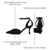 image:imageAnkis Closed Toe Kitten Heels for Women Bow Stiletto Dress Wedding HeelsBlack Suede