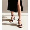 image:imageAnkis Womens Bow Kitten Heel Sandals Adjustable Ankle Strap Dress HeelsBlack