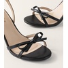 image:imageAnkis Womens Bow Kitten Heel Sandals Adjustable Ankle Strap Dress HeelsBlack