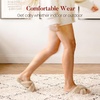 image:imageAnkis Memory Foam Fuzzy Slippers for WomenOpen Toe House ShoesCamel