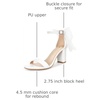 image:imageAnkis White Heels Bridal Shoes Women Heel with Bow Dress Wedding Shoes for BrideWhite