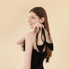 image:imageAnkis Womens Slingback Kitten Heels Closed Pointed Toe 25in Dress PumpsBlack Nubuck