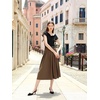image:imageAnkis Womens Slingback Kitten Heels Closed Pointed Toe 25in Dress PumpsBlack Nubuck