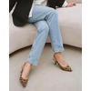image:imageAnkis Womens Slingback Kitten Heels Closed Pointed Toe 25in Dress PumpsLeopard Suede