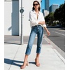 image:imageAnkis Strappy Heels for Women Square Open Toe Chunky Dressy Block HeelsNude