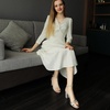 image:imageAnkis Silver Heels for Women Chunky  Open Toe Glitter Heels for Women Chunky Pump Sandals Party Wedding Block Heels Standard Size 275 Inches Tall Thick Heel Silver Glitter numeric85